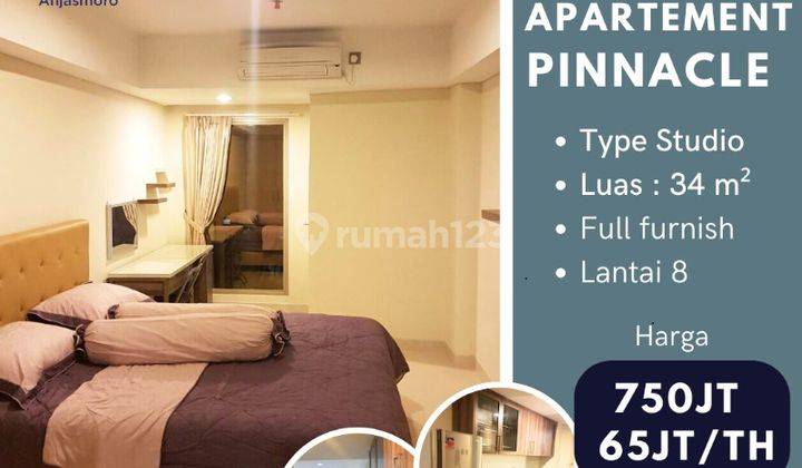 Disewakan Apartemen Pinnacle Lt 8 Full Furnish Type Studio  1