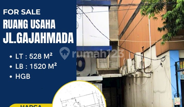 DIJUAL RUANG USAHA TENGAH KOTA JL GAJAHMADA SEMARANG TENGAH 1