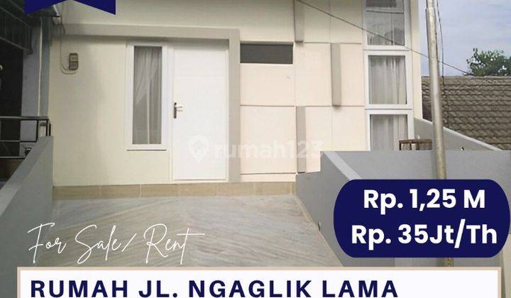 DISEWAKAN RUMAH SEMI FURNISH DEKAT RS JL NGAGLIK GAJAH MUNGKUR 1