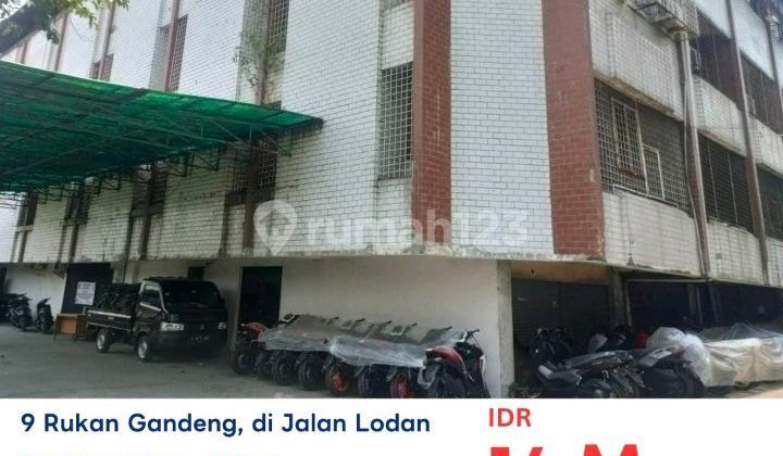 Jual Lelang 9 Ruko Gandeng Lodan Ancol Jakarta Utara