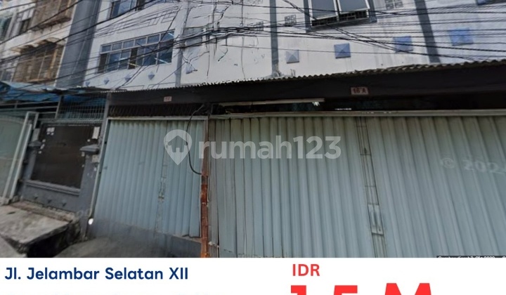 Lelang Ruko Jelambar 4 Lantai Murah