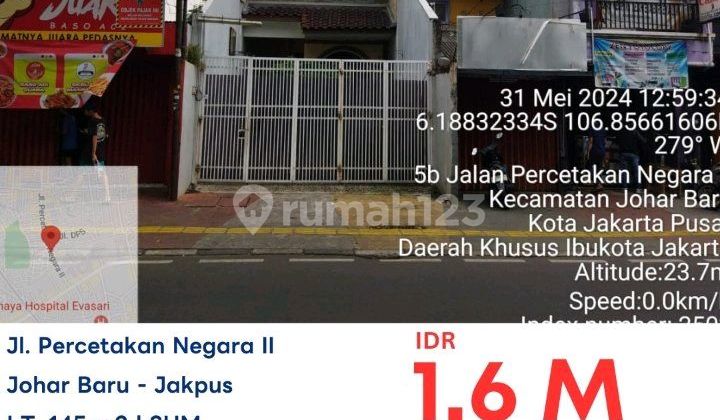 Lelang Murah Rumah Percetakan Negara Jakarta Pusat 2
