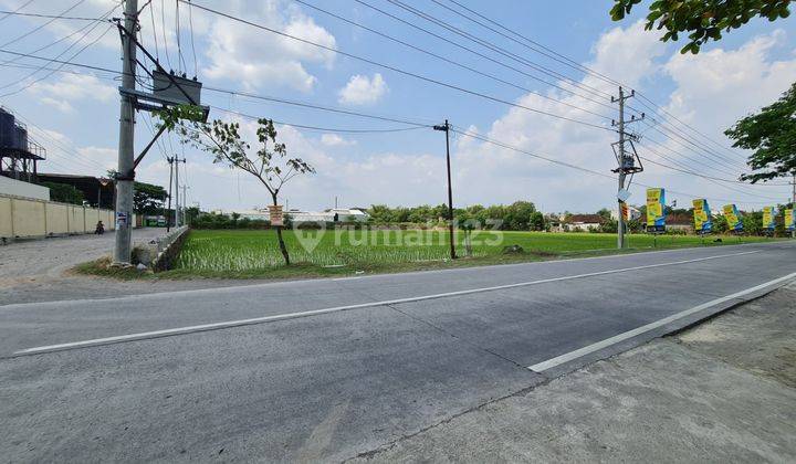 Tanah Zona Merah Untuk Industri Di Jalan Raya Solo Sukoharjo 2