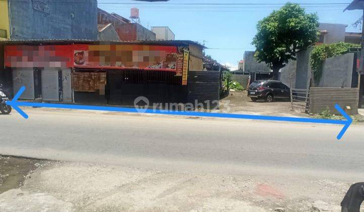 Rumah strategis hitung tanah
pinggir Jalan Raya Kwarasan 1