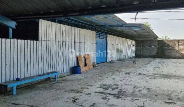 Gudang eks pabrik siap pakai dekat Jalan raya Solo Purwodadi 6