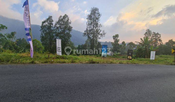 Tanah dengan pemandangan Gunung Lawu di pinggir jalan raya Blumbang 1