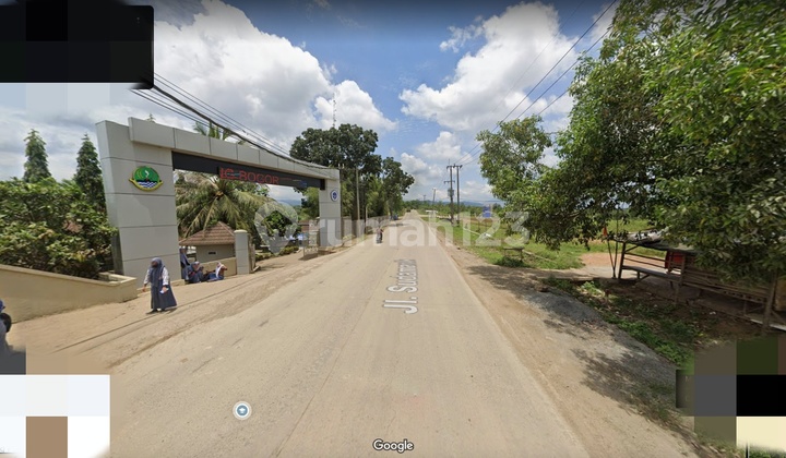 Tanah Pinggir Jalan Raya Dekat Sma Negeri Parung Panjang Bogor