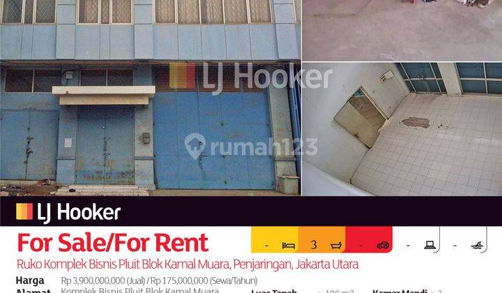 Ruko Komplek Bisnis Pluit Blok Kamal Muara, Penjaringan, Jakarta Utara 2