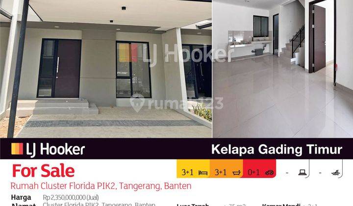 Rumah Cluster Florida Pik2, Tangerang, Banten 2