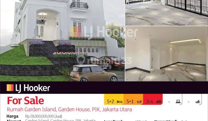 Rumah Garden Island, Garden House, Pik, Jakarta Utara 2