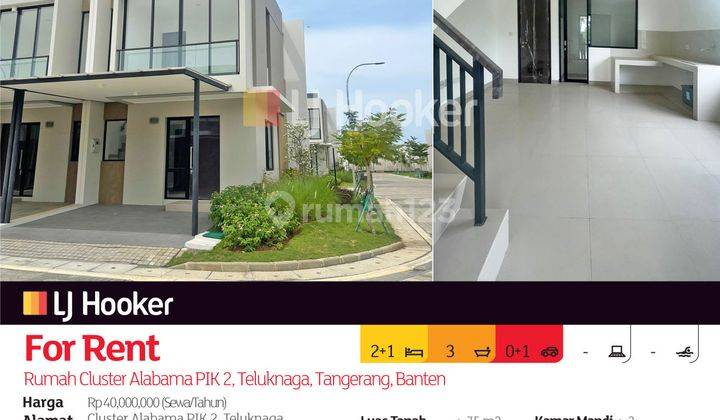 Rumah Cluster Alabama Pik 2, Teluknaga, Tangerang, Banten 2