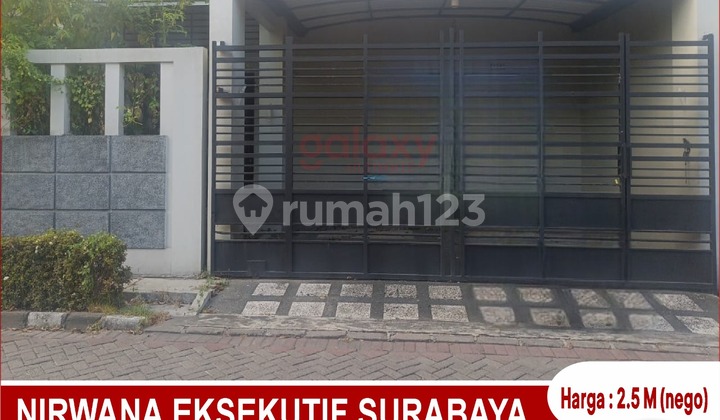 Rumah Siap Huni 2 Lantai Di Nirwana Eksekutif Surabaya