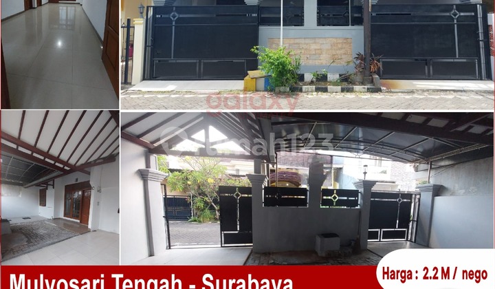 Rumah Siap Huni 1,5 Lantai Di Mulyosari Tengah Surabaya