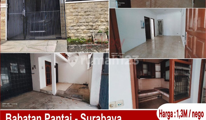 Rumah 1 Lantai Di Babatan Pantai Surabaya