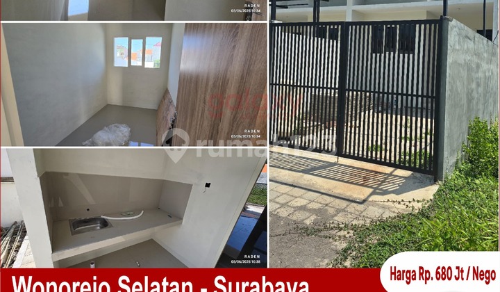 Rumah Baru Daerah Wonorejo Selatan Surabaya