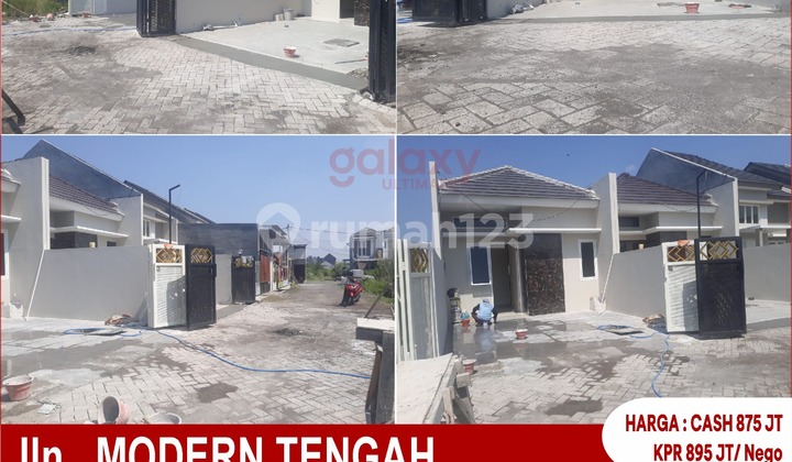 Rumah Baru 1 Lantai Jl. Modern Tengah Surabaya