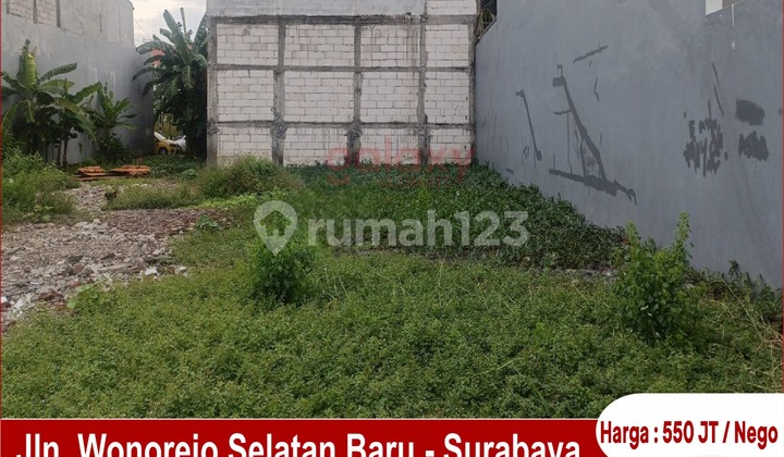 Tanah Siap Bangun Di Wonorejo Selatan Baru Surabaya
