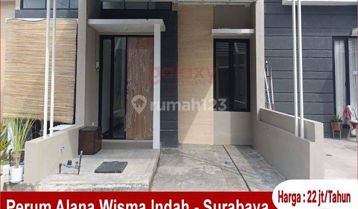 Rumah Minimalis 1 Lantai Di Alana Wisma Indah Surabaya 1
