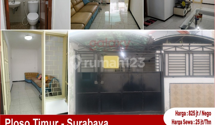 Rumah Siap Huni 1 Lantai Daerah Ploso Timur Surabaya
