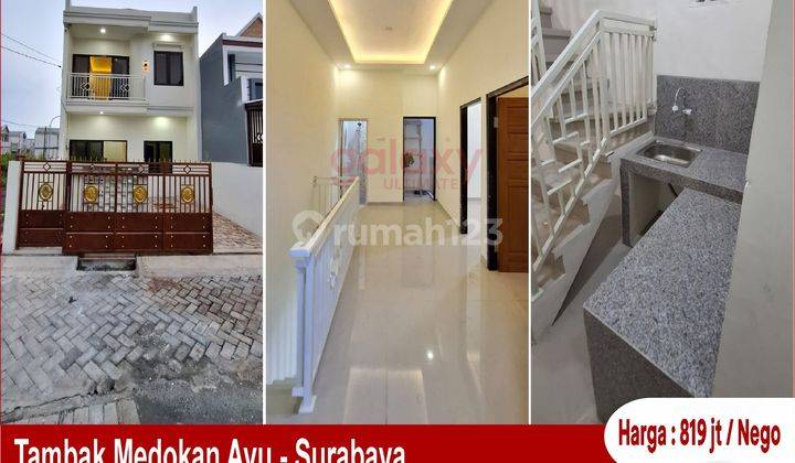 Rumah Baru 2 Lantai Di Tambak Medokan Ayu Surabaya Timur 1