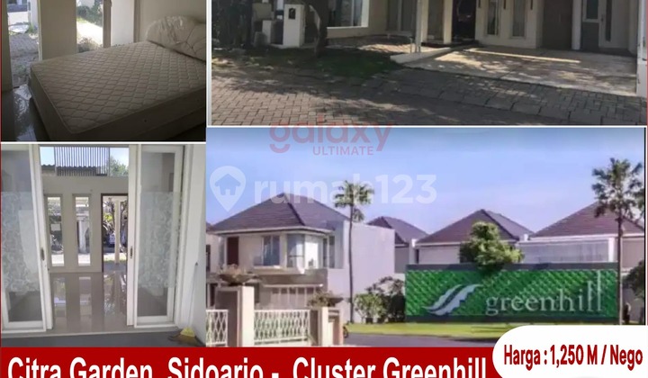 Rumah 1 Lantai Di Citra Garden Greenhill Sidoarjo