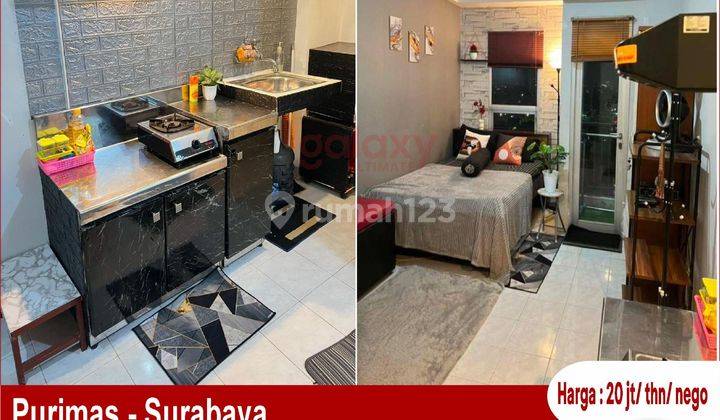 Apartemen Furnish Studio Purimas Surabaya Timur 1