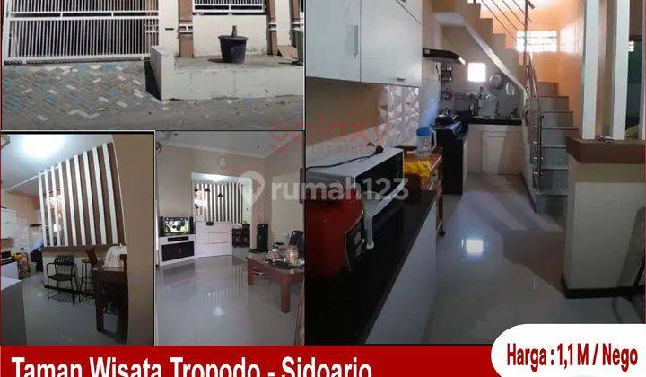 Rumah 2 Lantai Di Taman Wisata Tropodo Sidoarjo 1