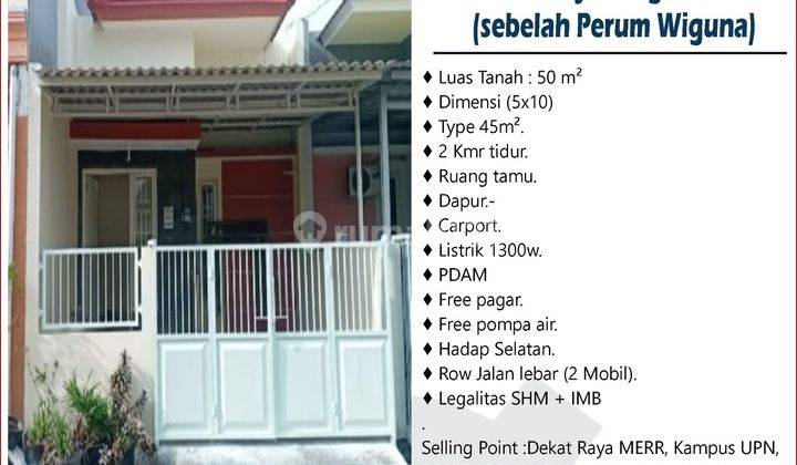 Rumah Baru Minimalis Daerah Wigunatama Surabaya Timur 1