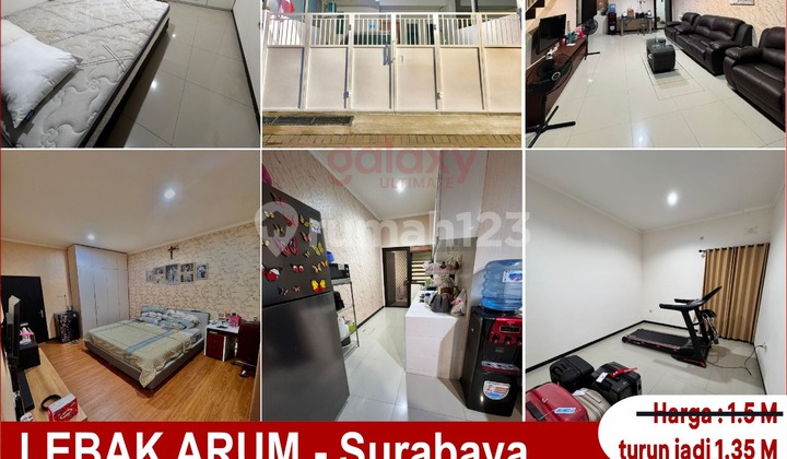 Rumah 2 Lantai Daerah Lebak Arum Surabaya