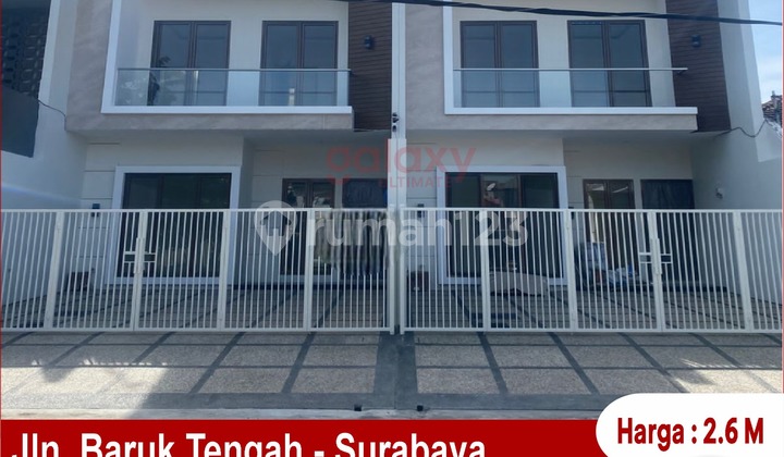 Rumah Baru Selangkah Dari MERR Daerah Baruk Tengah Surabaya