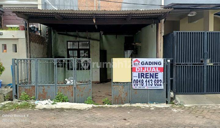 Ci.030 Jual Cepat Rumah Tua Hitung Tanah Bisa Nego Gading Griya  1