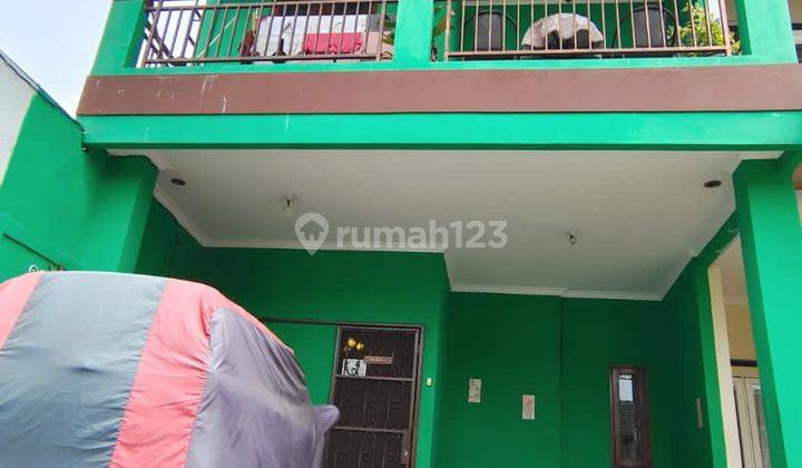 Rumah Hijau Bagus 2 lt Bata Merah Dlm Cluster di Jatiasih Bekasi  1