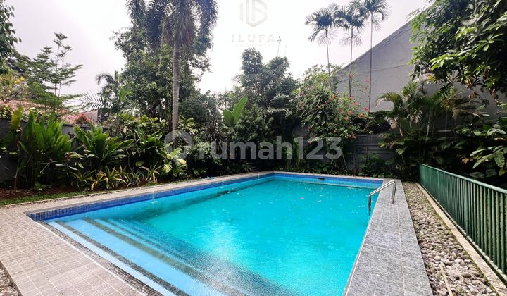 Disewakan Rumah 1 lantai Asri dan Terawat area Kemang Selatan 2