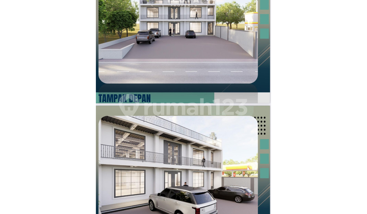 Disewakan Gedung 3Lt Lokasi Strategis Antasari