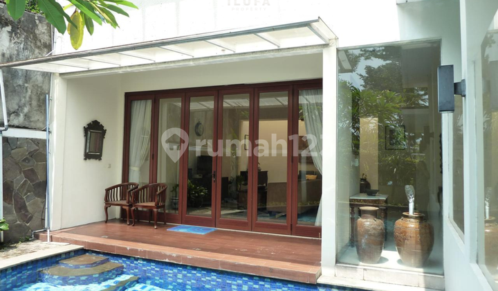 Disewakan Townhouse Lingkungan Asri 4br Area Ampera Kemang 2