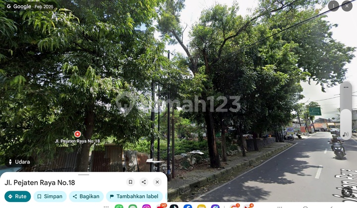 Dijual Murah Dibawah Njopling Hoek di Pejaten Jakarta Selatan