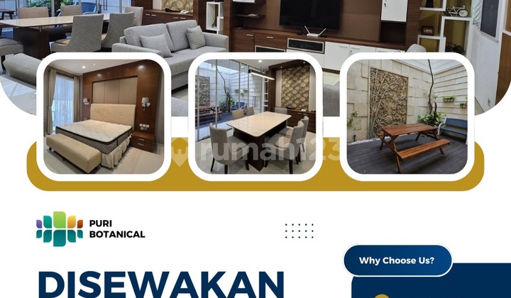 For Rent Furnished House Puri Botanical Residences