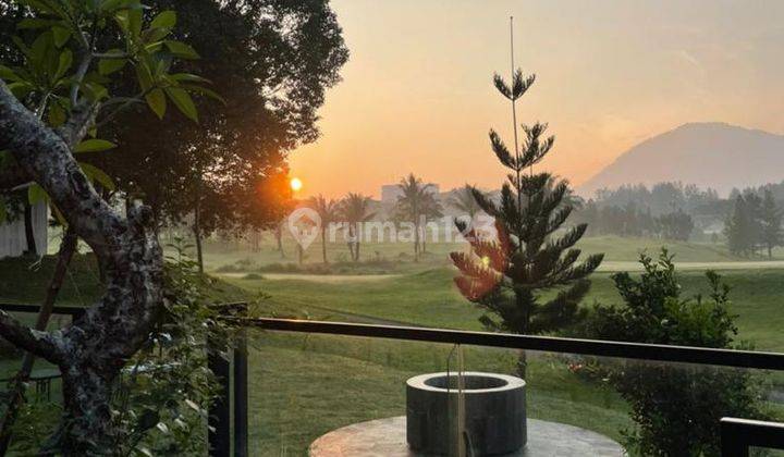 Rumah best view langan golf di cluster parahiyangan sentul city 2