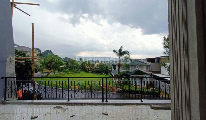 Rumah mewah siap huni di bukit golf hijau view gunung salak