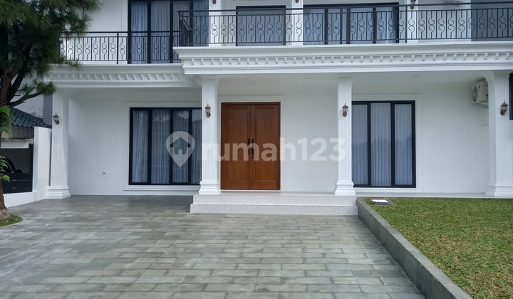 Rumah mewah siap huni di bukit golf hijau view gunung salak