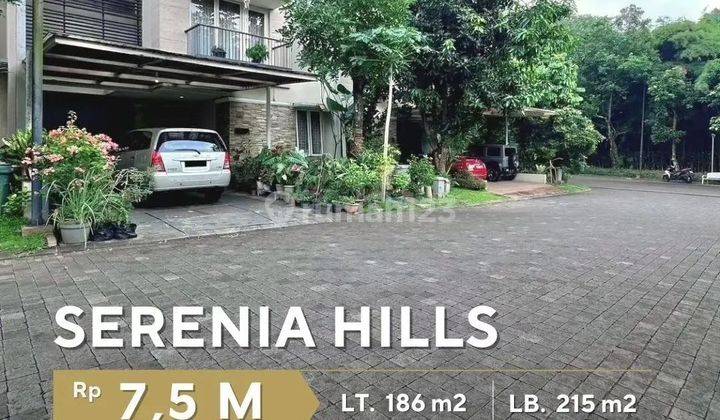 Rumah di SERENIA HILLS-LEBAK BULUS 2 Lantai SHM Bagus Timur 1