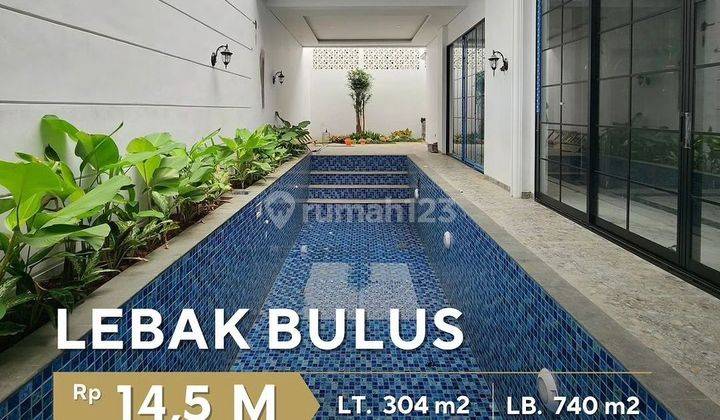 Rumah di LEBAK BULUS 3 Lantai SHM Bagus Timur 1