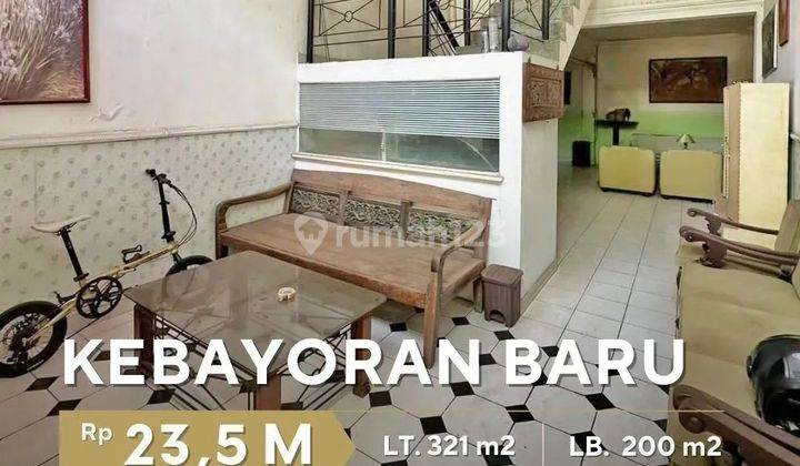 Rumah di KEBAYORAN BARU 2 Lantai SHM Bagus 1