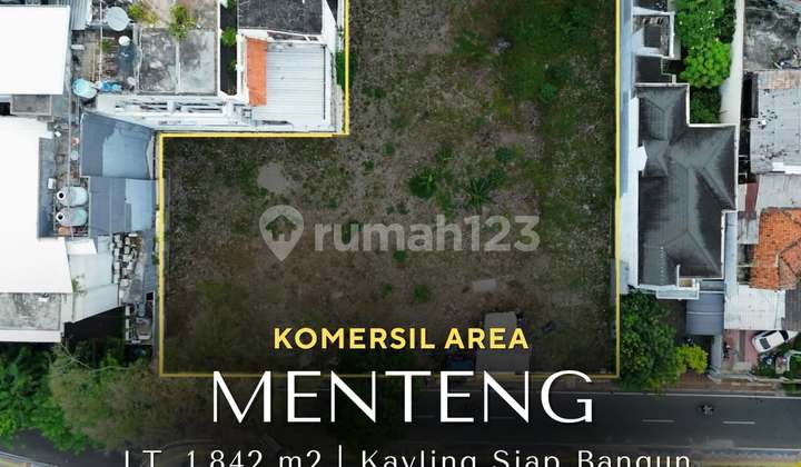 Tanah di Menteng SHM 1842.0 M²
