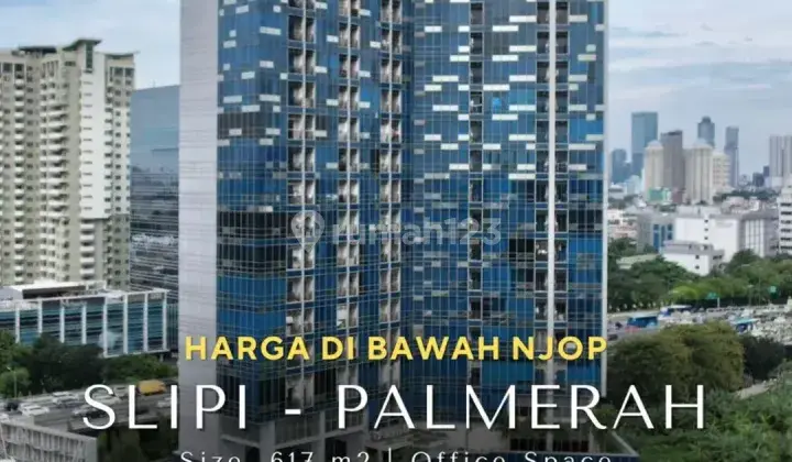 Perkantoran di Slipi 617.0 m² Semi Furnished SHM 1