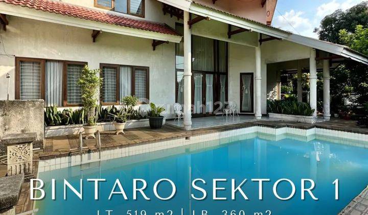 Rumah Semi Furnished Bagus SHM - Sertifikat Hak Milik di BINTARO SEKTOR 1, Sektor 1 -  Bintaro 1