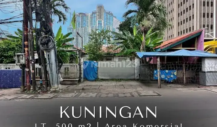 Tanah di Jl. Tol Kuningan-Semanggi, Kuningan Bar., Kec. Mampang Prpt., Kota Jakarta Selatan, Daerah Khusus Ibukota Jakarta, Kuningan SHM 500.0 m² 1