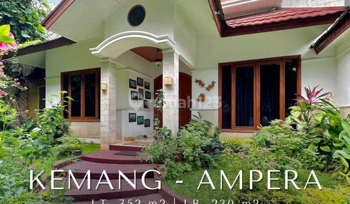 Rumah Semi Furnished Bagus SHM - Sertifikat Hak Milik di KEMAMG-AMPERA , Kemang 1