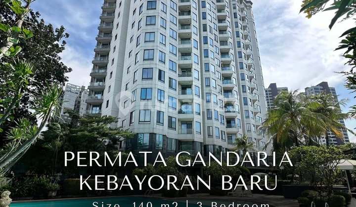 Apartemen 3 Kamar Tidur Semi Furnished Bagus