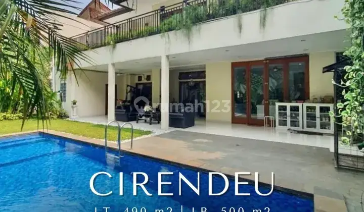 Rumah Semi Furnished Bagus SHM - Sertifikat Hak Milik di CIRENDEU , Cirendeu 1